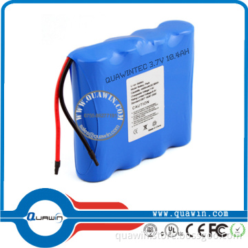3.7V 10400mAh 18650 Li-ion Battery Packs